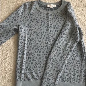 Leopard print sweater